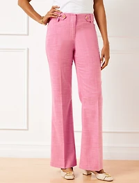 Flare Leg Twill Pants