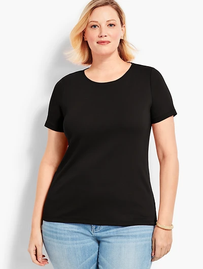 Pima Cotton Crewneck Tee