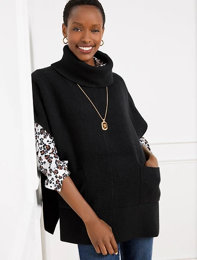 Turtleneck Poncho