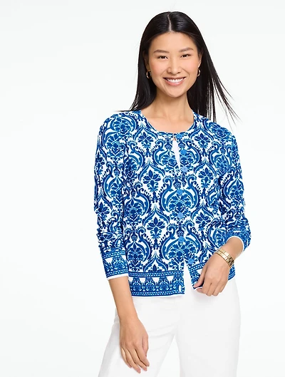 Charming Cardigan - Majestic Medallion