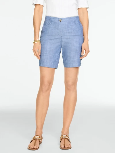 Relaxed Chino Shorts - Chambray