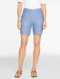 Relaxed Chino Shorts - Chambray