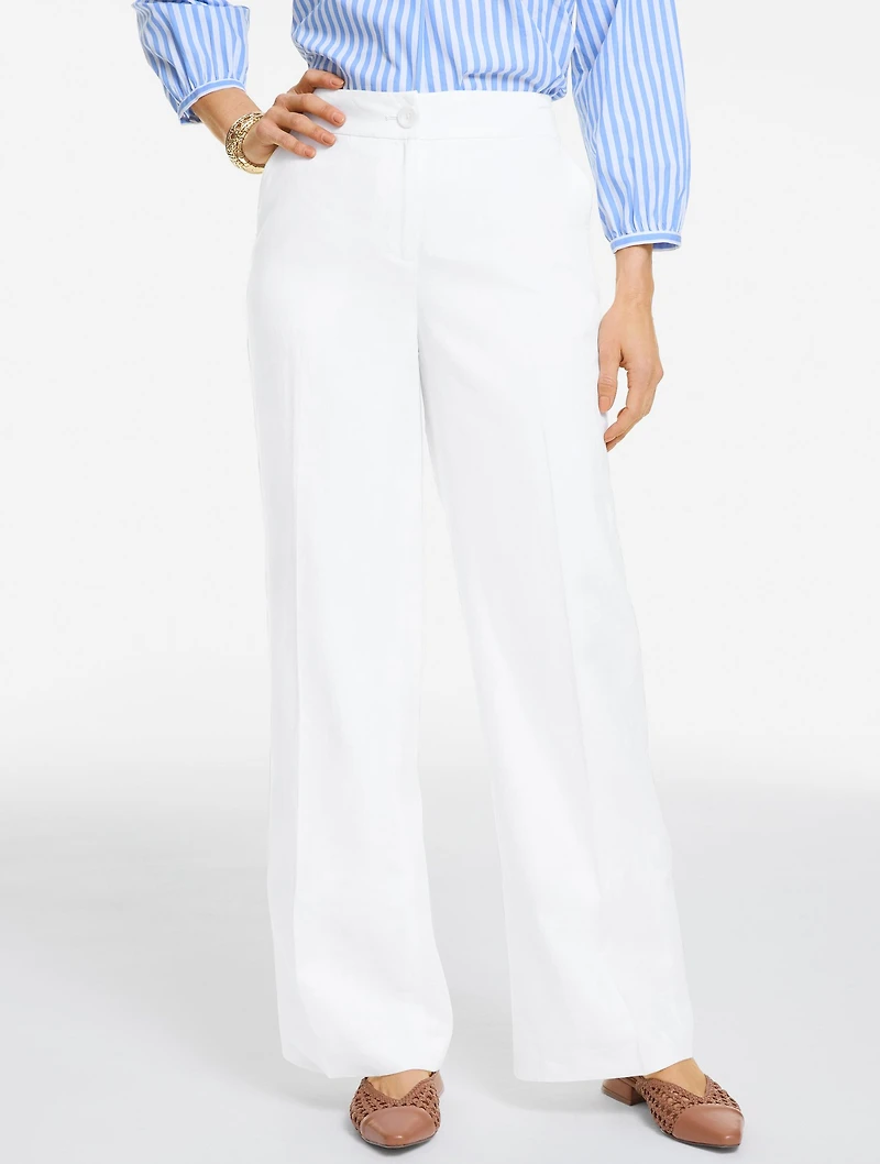 Wide Leg Linen Pants