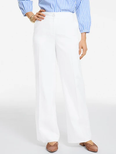 Wide Leg Linen Pants