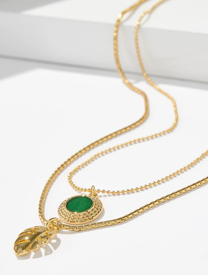 Vespera Layered Pendant Necklace