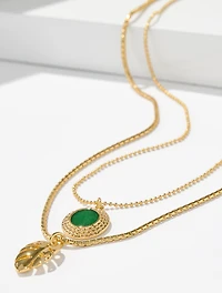 Vespera Layered Pendant Necklace