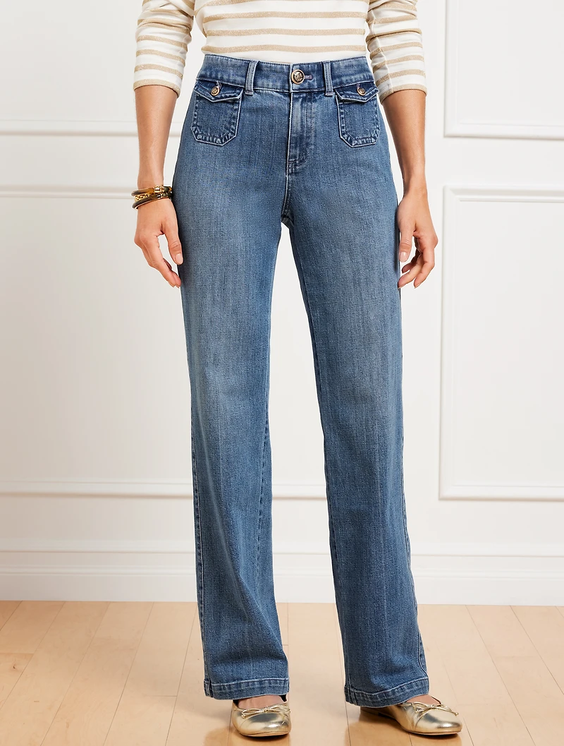 Classic Jean Trousers - Priscilla Wash