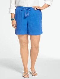 Gauze Pull-On Shorts
