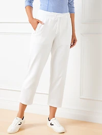 Modal French Terry Straight Crop Pants