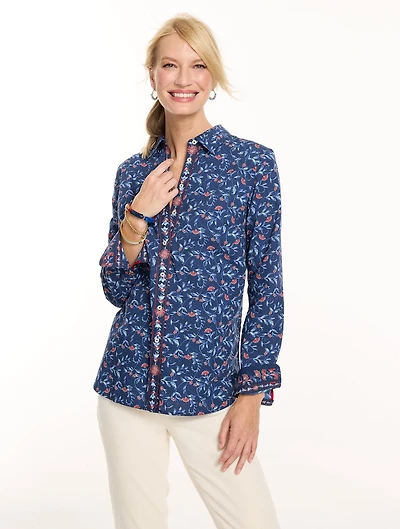 Modern Classic Shirt - Enchanting Floral