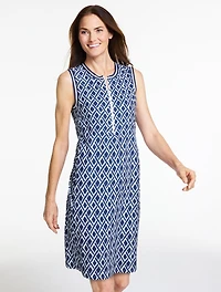 Tech Woven Sleeveless Dress - Tennis Net