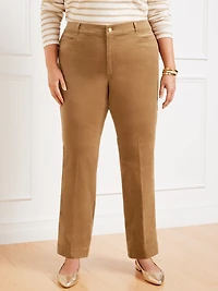 Stretch Corduroy Flare Leg Pants