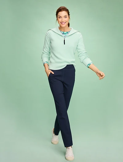 Tech Stretch Straight Leg Pull-On Pants