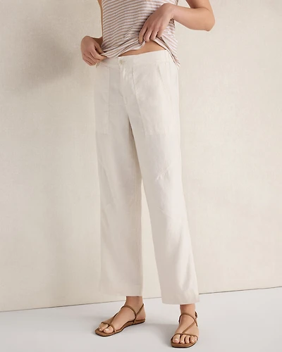 Heavyweight Linen Wide Leg Pants