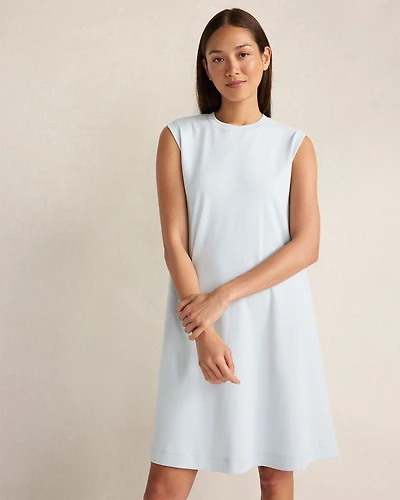 Organic Cotton Interlock Trapeze Dress