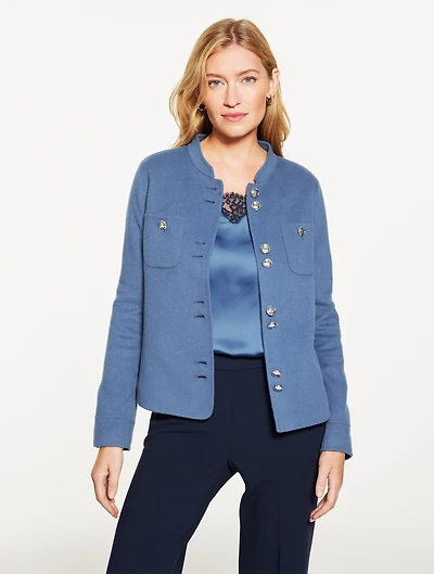 Double Face Wool Blend Jacket