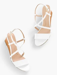 Royce Nappa Wedge Sandals