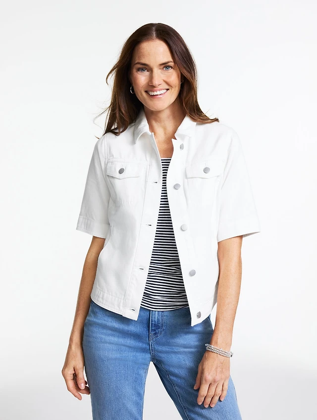 Short Sleeve Jean Jacket