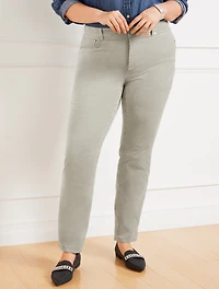 Sparkle Stretch Corduroy Straight Leg Pants