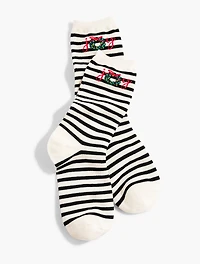 Joy Wreath Trouser Socks