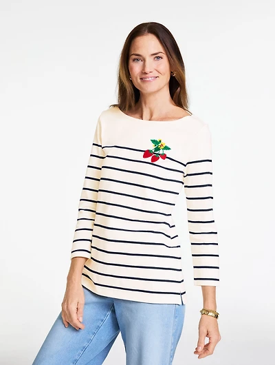 Authentic Talbots Tee - Strawberry Patch