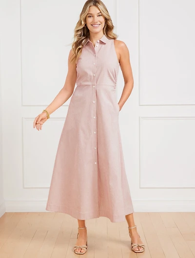 Seersucker Shirtdress