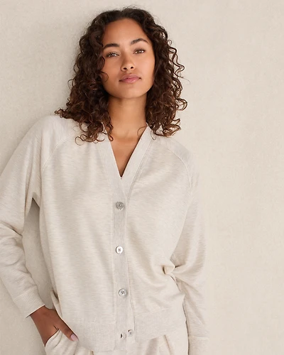 Lightweight Fleece Cardigan