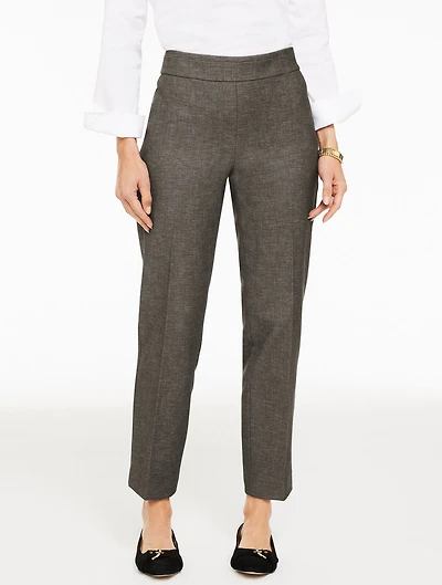 Slim Straight Ankle Pants