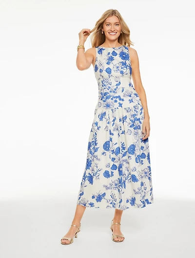 RSVP Fit & Flare Dress - Shadow Floral