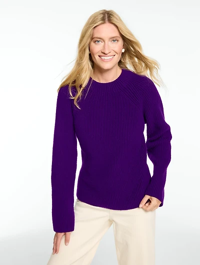 Shaker Knit Crewneck Sweater