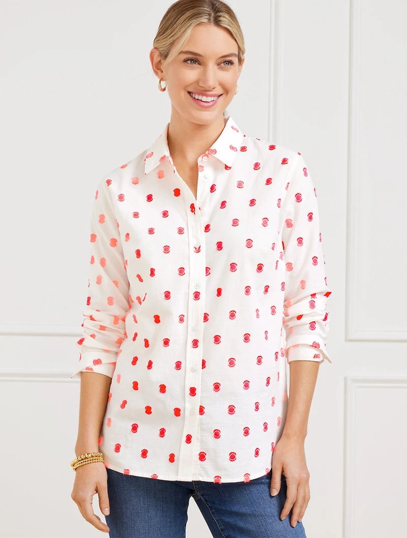 Modern Classic Shirt - Birds Eye Jacquard