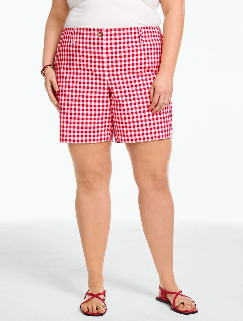 Relaxed Chino Shorts - Bellevue Gingham