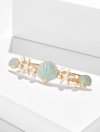 Seaside Shell Barrette