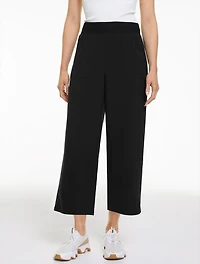 Lightweight Woven Stretch Wide Ankle Pants