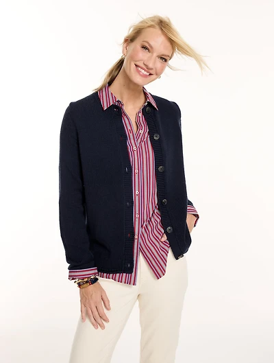 Roll Edge Cardigan