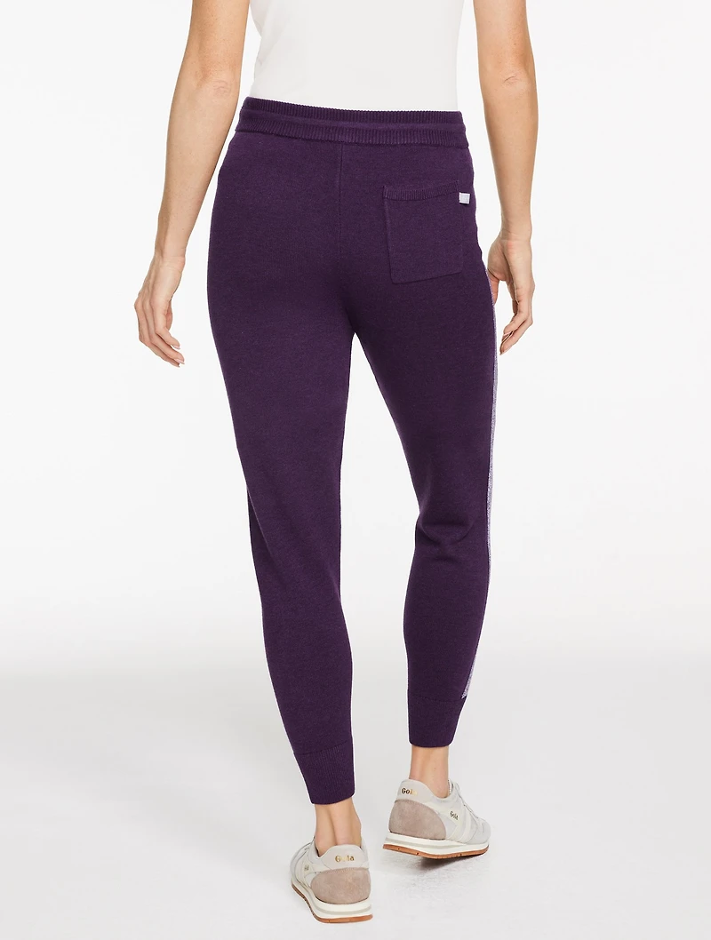 Metallic Sweater Joggers