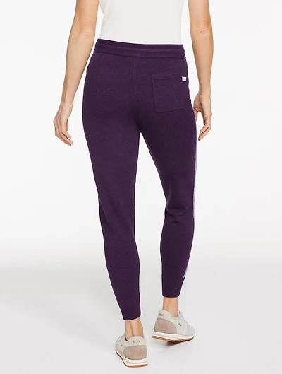 Metallic Sweater Joggers