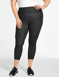Out & About Capri Leggings - Posh Dot