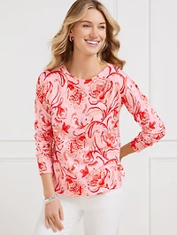 Crewneck Sweater - Jacobean Fantasia