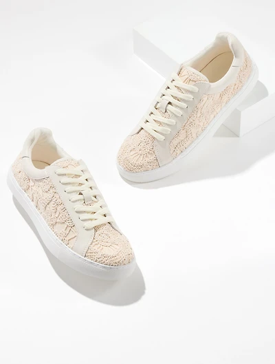 Aubrey Crochet Lace Sneakers