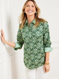 Modern Classic Shirt - Spring Trellis