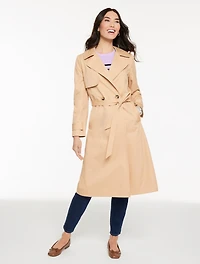 Drapey Trench Coat