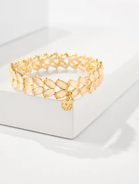 Fleur Linked Stretch Bracelet