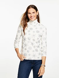 Classic Turtleneck - Snowflake Shimmer