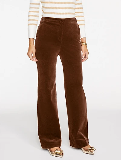 Wide Leg Corduroy Pants