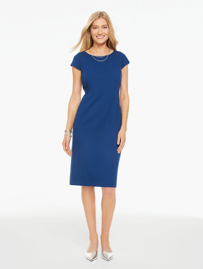 Luxe Ponte Sheath Dress