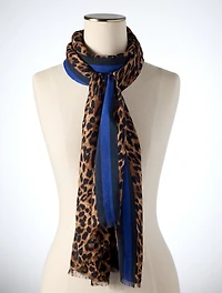 Spectacular Leopard Oblong Scarf