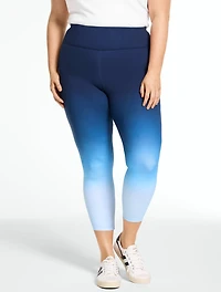 Performance Compression Capri Leggings - Ombré