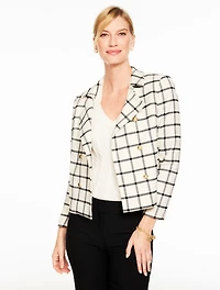 Double Breasted Jacket - Windowpane