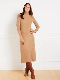 Mockneck Sweater Dress